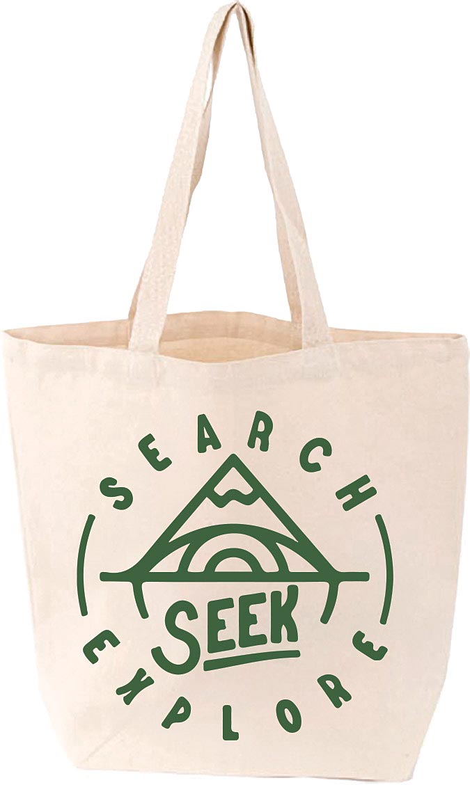 GIBBS SMITH Search Seek Explore Tote - Compact and Durable Travel Bag