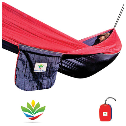 Hammock Bliss Single Navy/Red