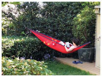 Hammock Bliss Single Navy/Red