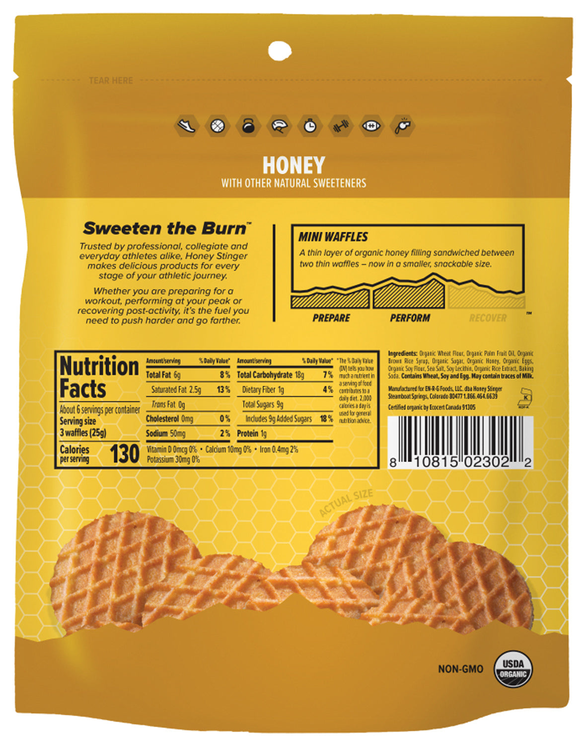 Mini Waffles Honey
