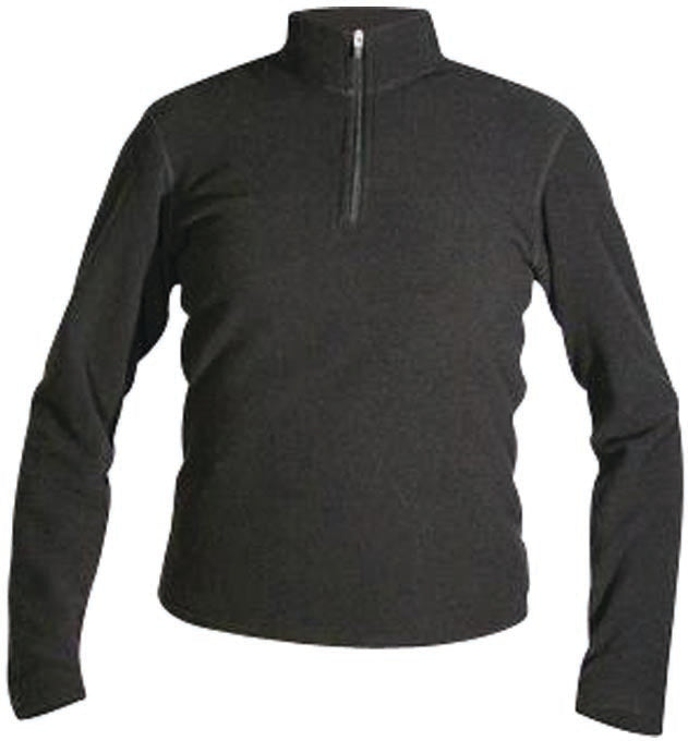 PEPPER Bi Ply Zip T Kids Black Small - Comfortable and Durable Kids T-Shirt
