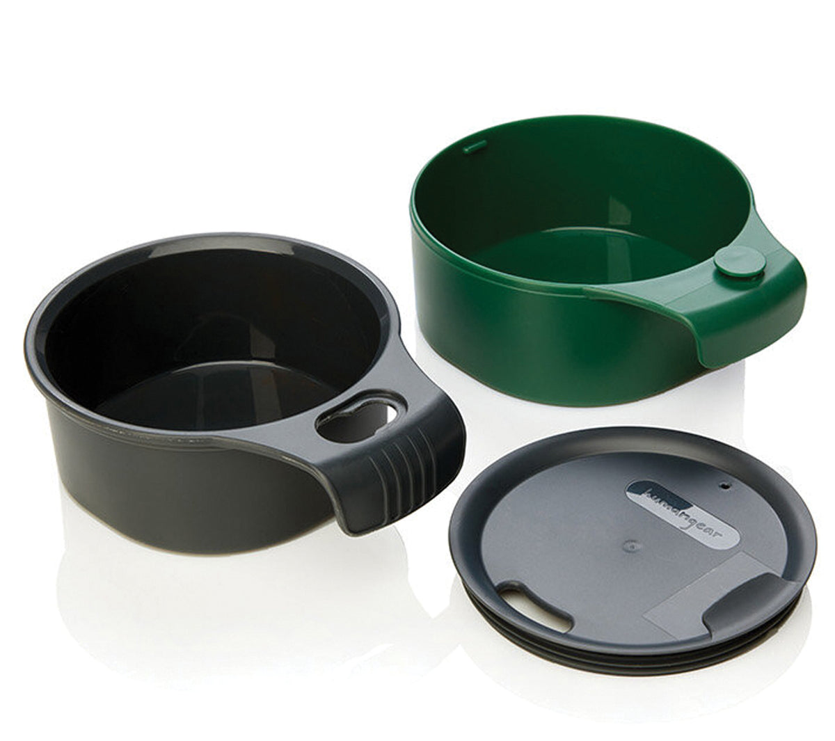 Humangear Cupcup 16 Oz Charcoal and Green Reusable Cup