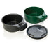 Humangear Cupcup 16 Oz Charcoal and Green Reusable Cup