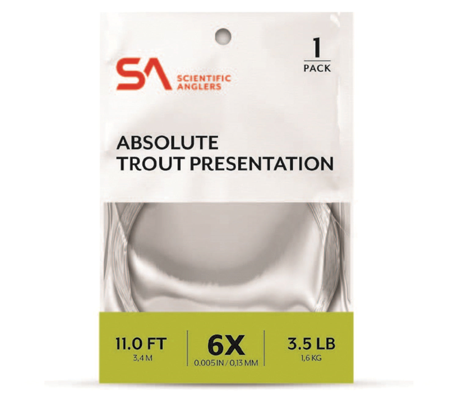 Absolute Trout Leader 7.5 Ft 6 X