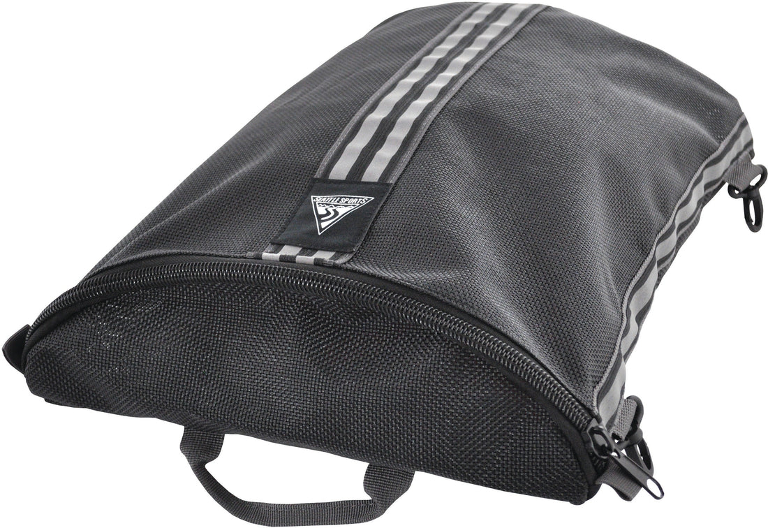Seattle Sports Mesh Deck Bag Black - Durable Marine Storage Solution