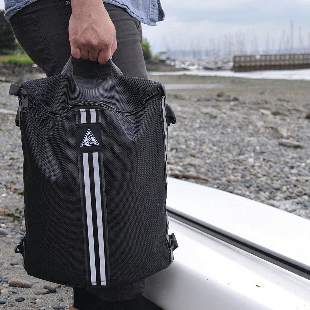 Seattle Sports Mesh Deck Bag Black - Durable Marine Storage Solution