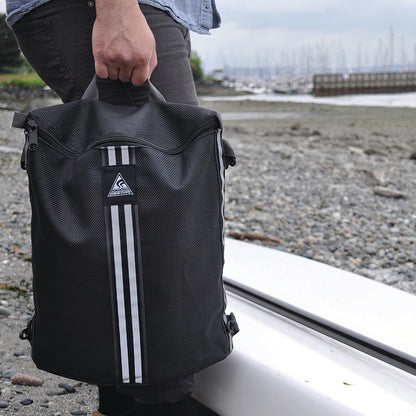 Seattle Sports Mesh Deck Bag Black - Durable Marine Storage Solution