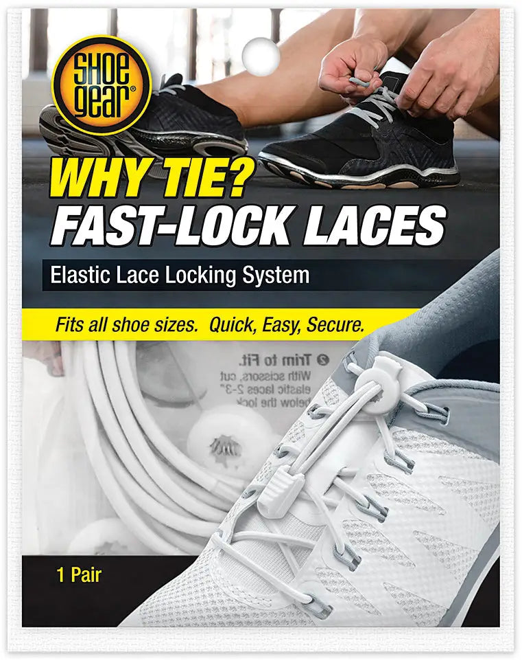 Why Tie Fast Lock Laces White