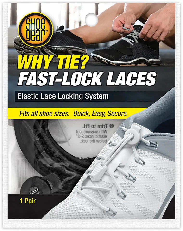 Why Tie Fast Lock Laces Black
