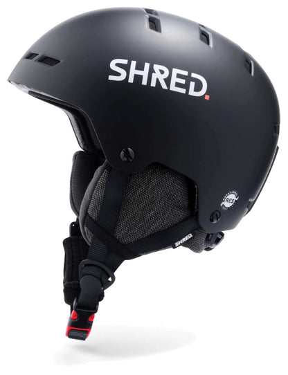 SHRED OPTICS Totality Noshock Black Small - Lightweight Performance Ski Goggles