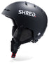 SHRED OPTICS Totality Noshock Black Small - Lightweight Performance Ski Goggles