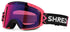 SHRED OPTICS Amazify Black and Pink Cable Blast Sunglasses