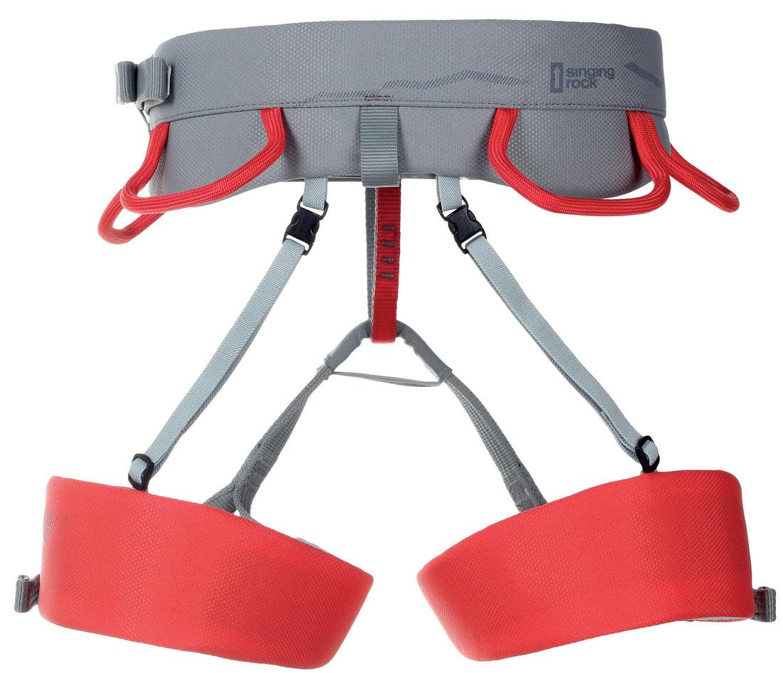 SINGING ROCK Pearl M Grey/Red Climbing Harness