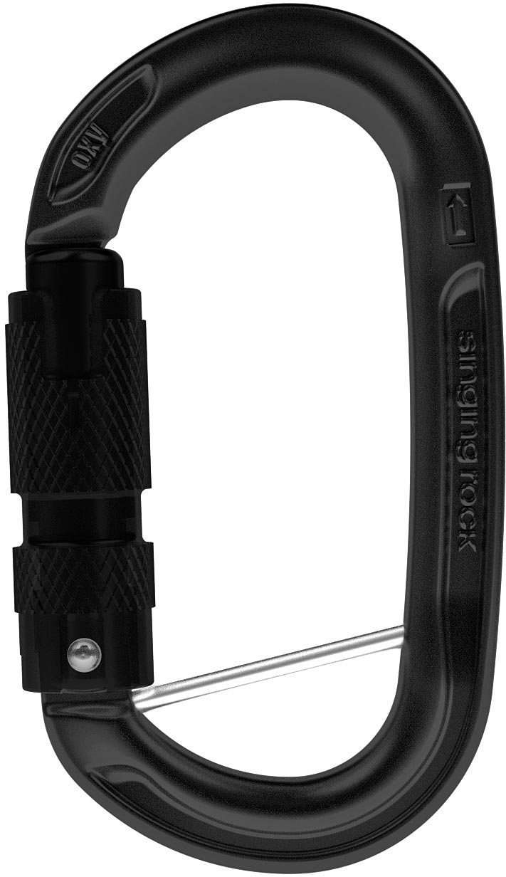 SINGING ROCK OXY Captive Bar Aluminum Black for Climbing Gear