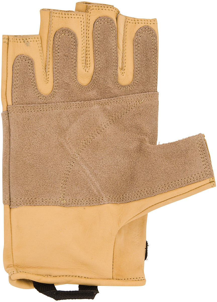 SINGING ROCK Grippy 3/4 Leather Glove M 9 - Durable Climbing Gloves