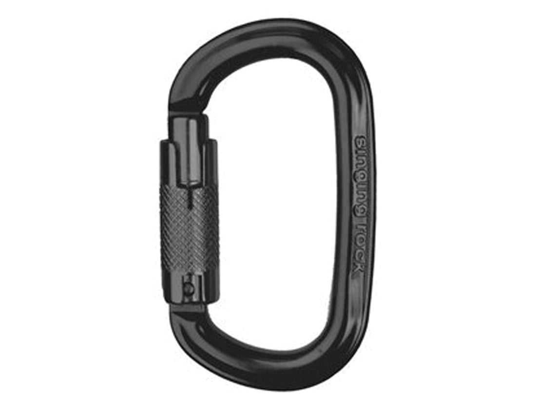 SINGING ROCK Ozone Twistlock TL Black - Reliable Safety Carabiner