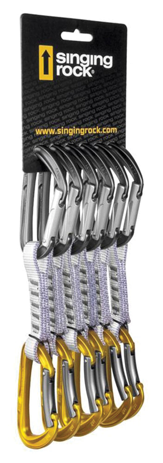 SINGING ROCK Colt 16 Quickdraw 6 Pack - Durable Climbing Gear