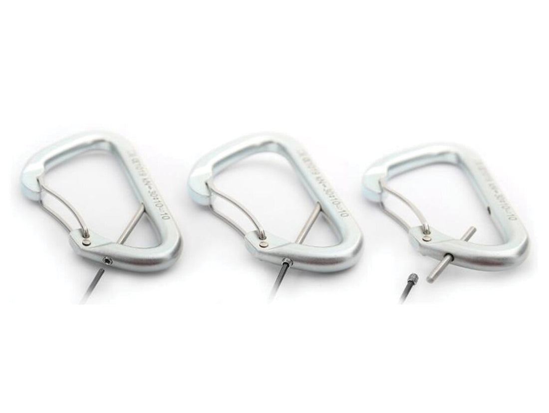 SINGING ROCK Artwall Steel D Carabiner - Durable and Versatile Climbing Gear