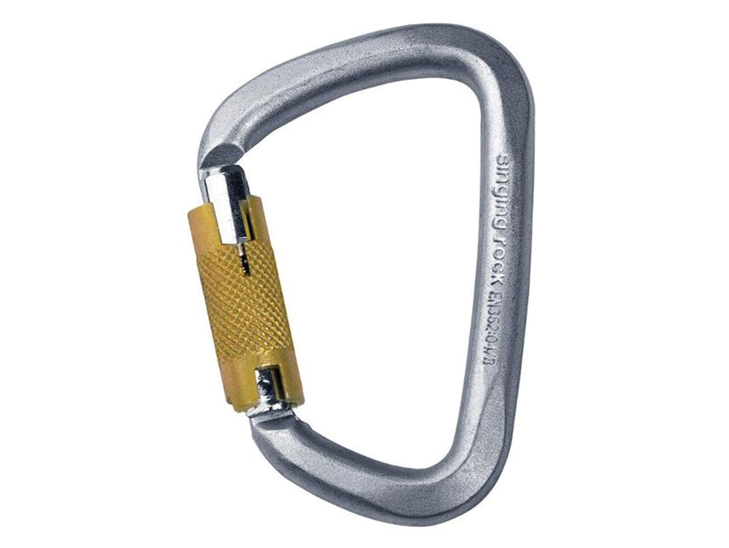 SINGING ROCK Steel D Carabiner 3 Al - Durable Climbing Gear