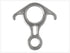 Singing Rock Rescue Figure 8 Steel - Durable Rope Ascender and Descender Device