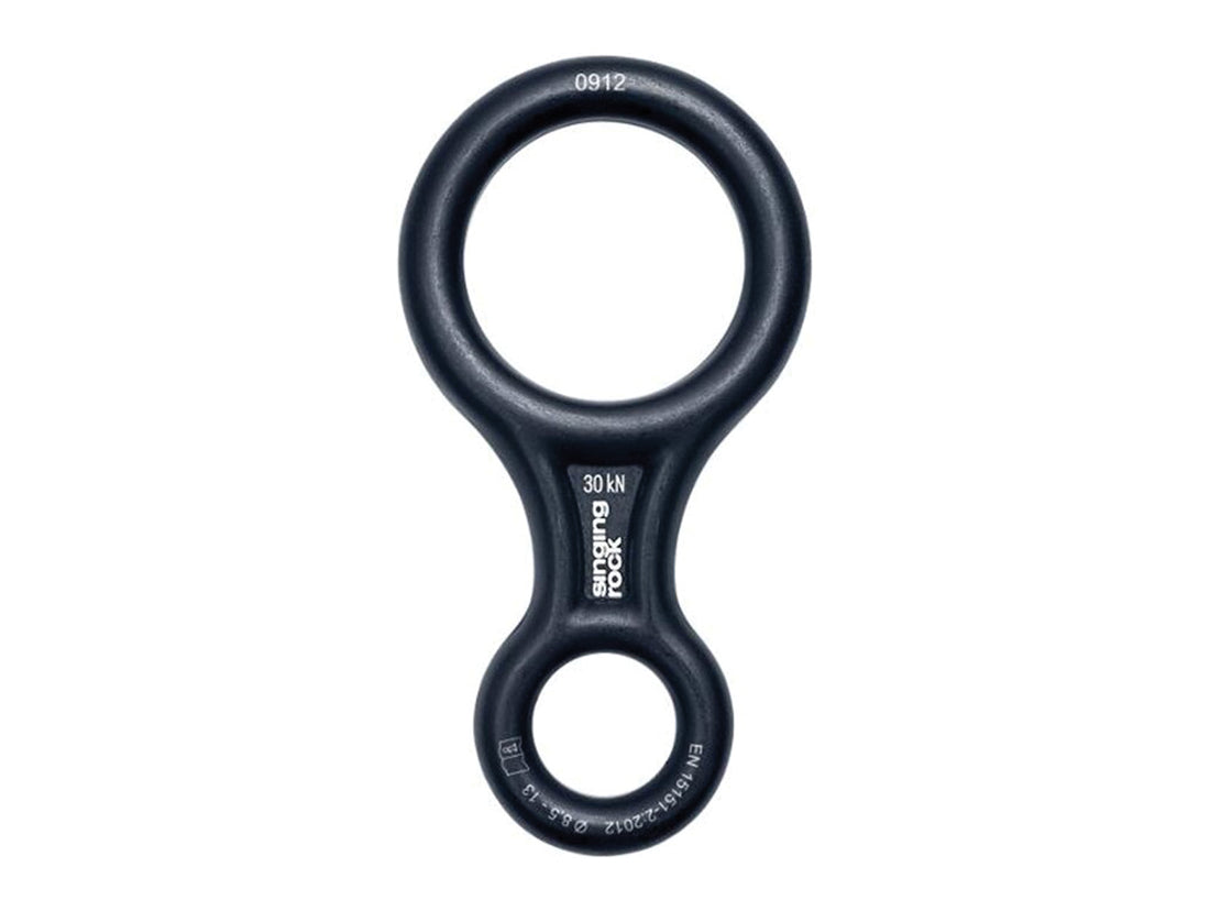 SINGING ROCK Figure 8 Large Black - Durable Climbing Equipment