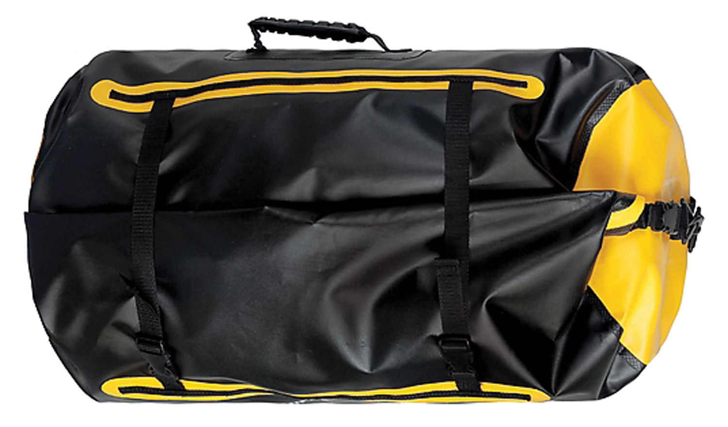 SINGING ROCK Dry Duffle 60L Black/Yellow - Versatile Travel Companion