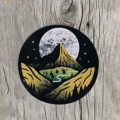 Mountain And Moon