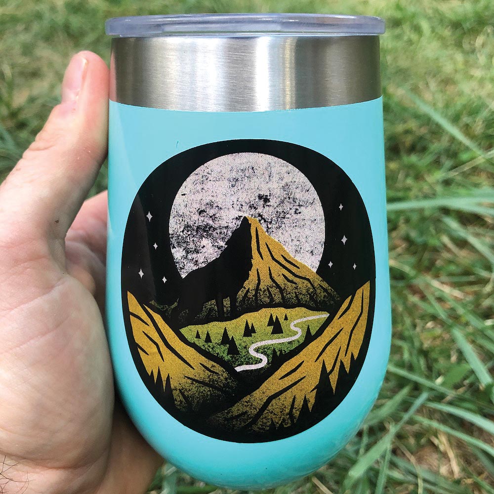 Mountain And Moon