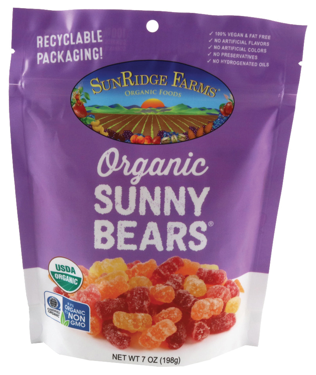 SUNRIDGE FARMS Sunny Bears Vegetarian Organic Gummies