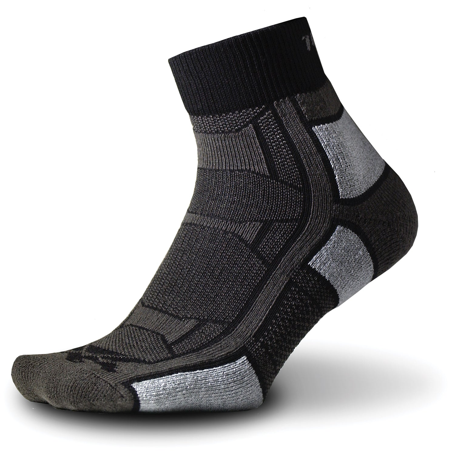 Thorlo Outdoor Athlete Lightweight Quarter Socks Black X-Small