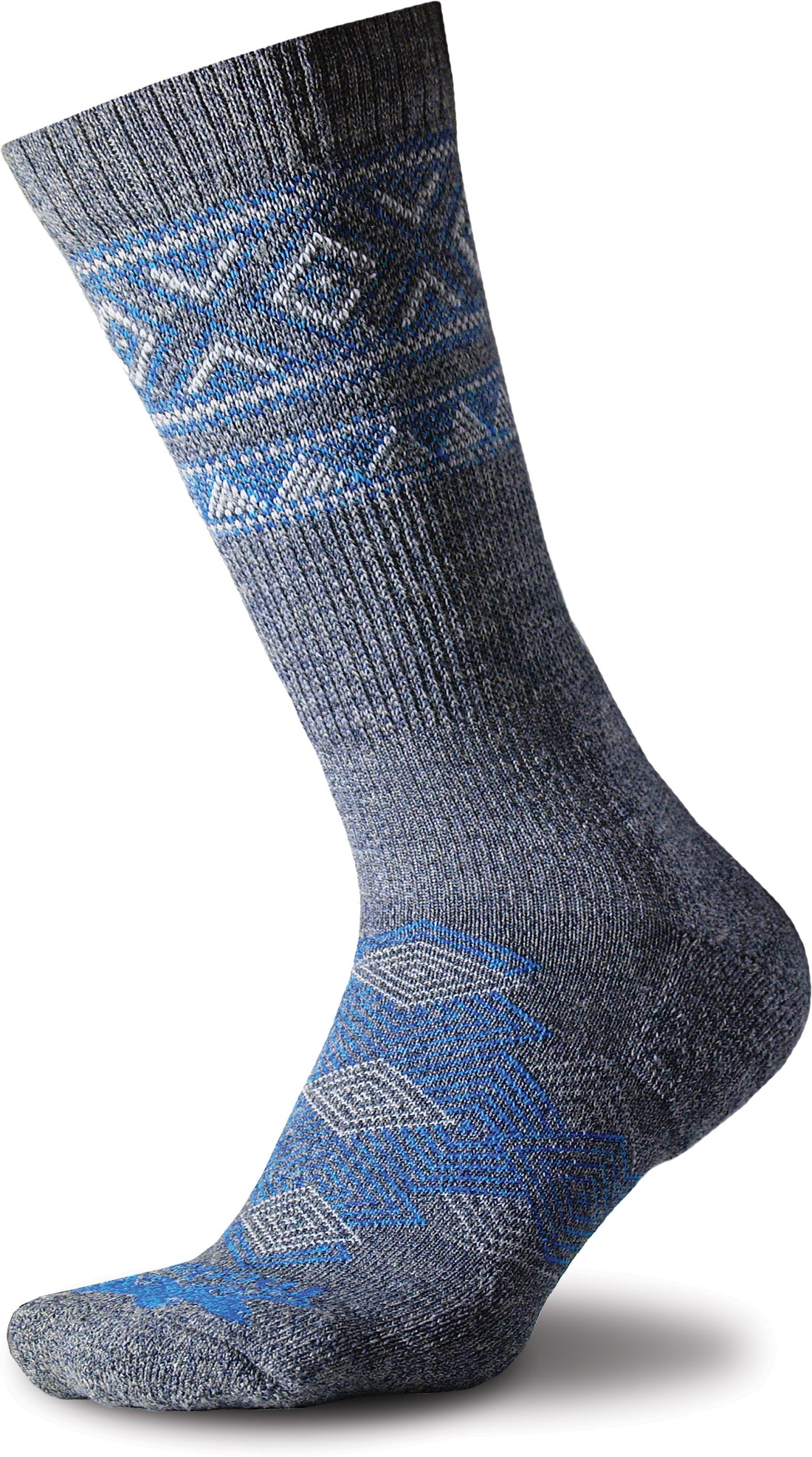 THORLO Outdoor Travel Lightweight Crew Socks - Blue, Size X Small