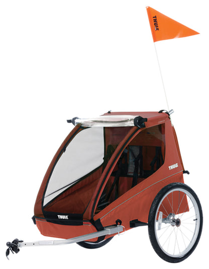 Thule Cadence Trailer in Red – Versatile Bike &amp; Cargo Carrier