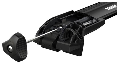 Thule WingBar Edge 104 cm Roof Rack Crossbars (Black) - Durable and Aerodynamic Design