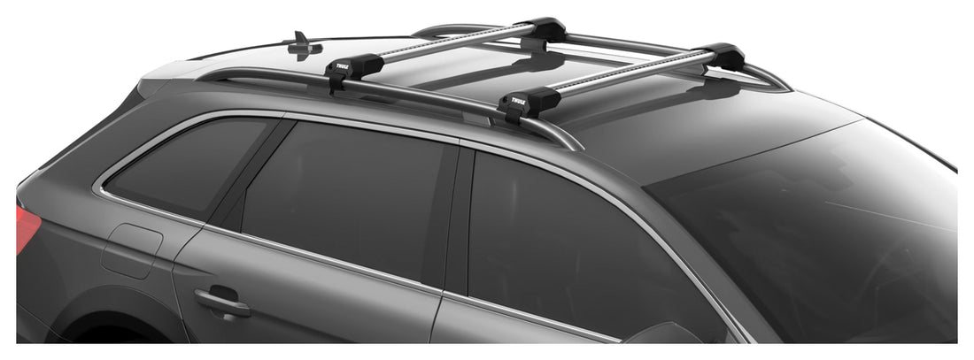 Thule WingBar Edge 104 cm Roof Rack Crossbars – Silver, Single Pack