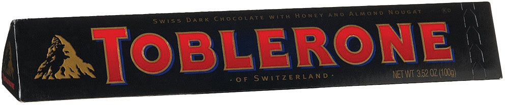 Toblerone Bar Drk Choco 3.52 Oz