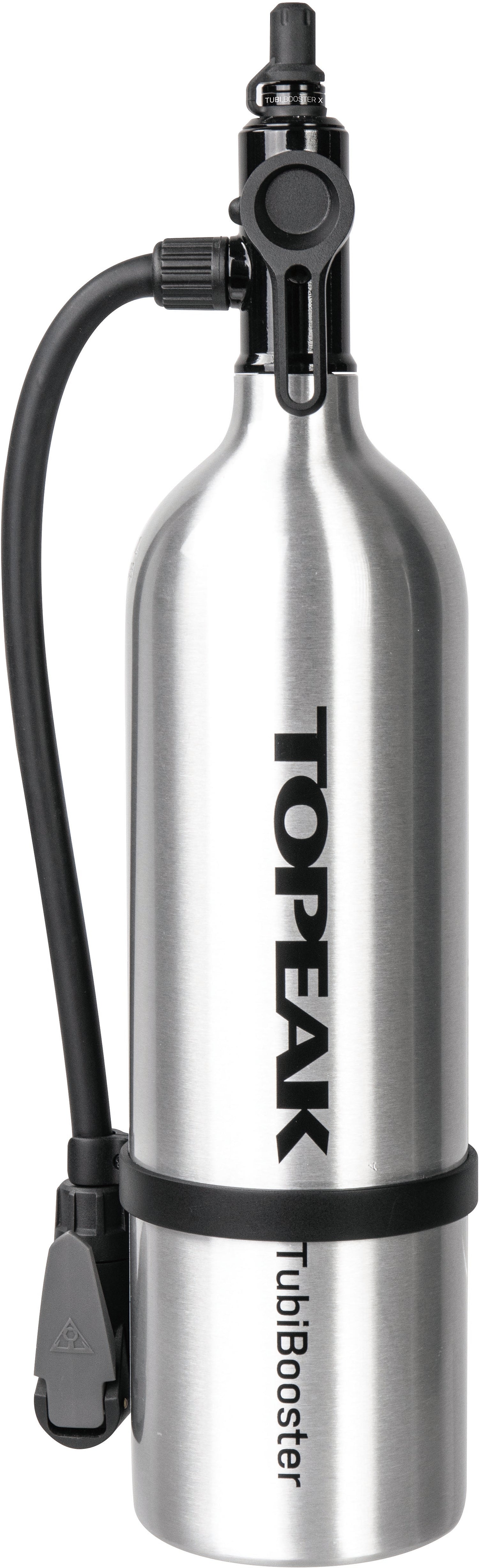 Topeak Tubibooster X Air Pump - High-Performance Bicycle Tire Inflator
