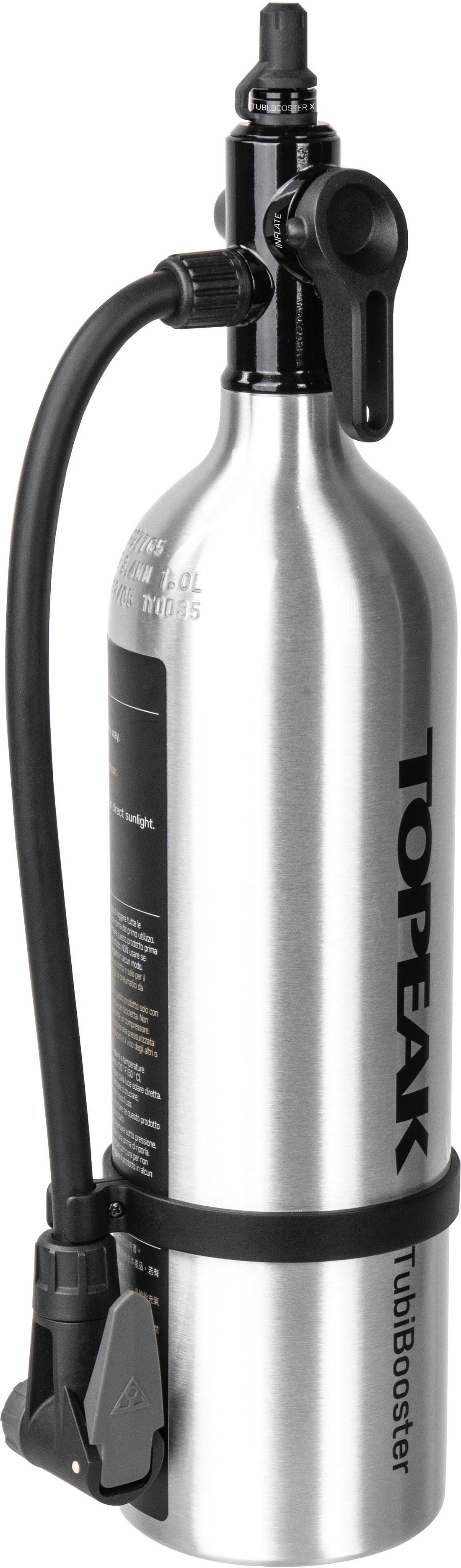 Topeak Tubibooster X Air Pump - High-Performance Bicycle Tire Inflator
