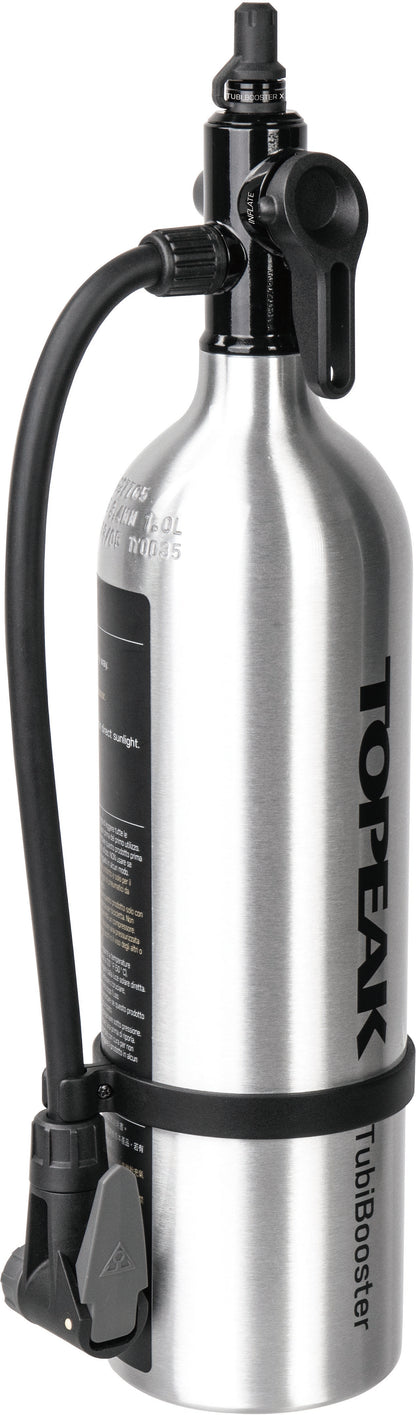 Topeak Tubibooster X Air Pump - High-Performance Bicycle Tire Inflator