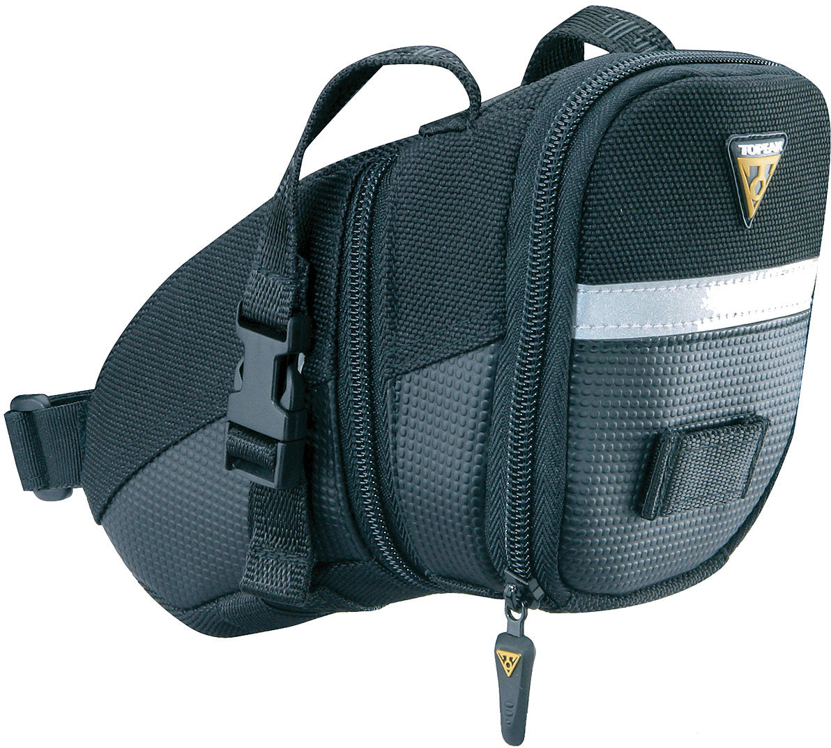 Topeak Aero Wedge Pack Medium with Strap – Durable Bicycle Saddle Bag for Easy Storage
