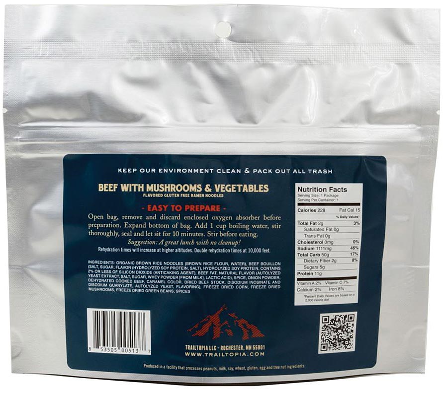 Beef With Veg Ramen Gf