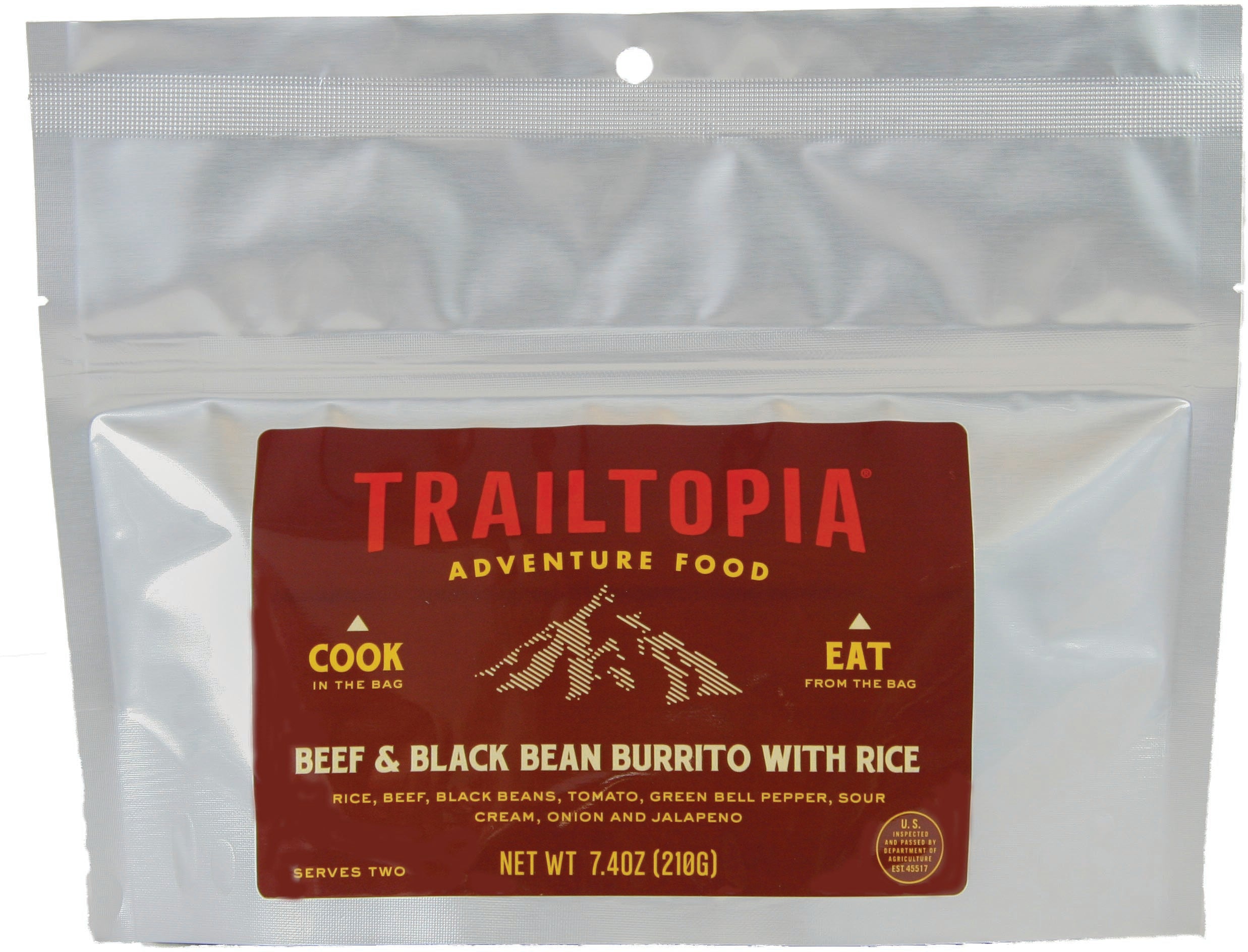 Beef/Black Bean Burrito Gf