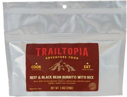 Beef/Black Bean Burrito Gf