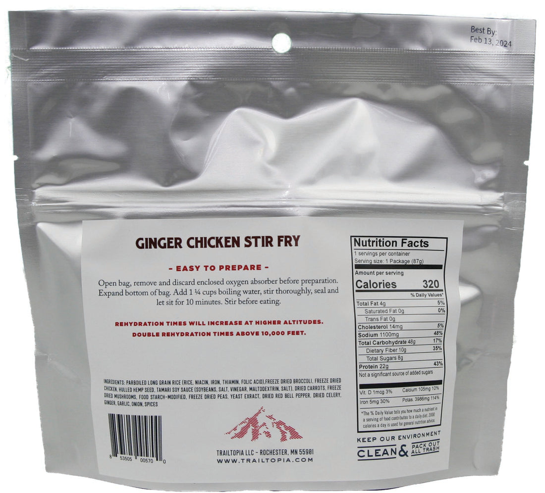 Ginger Chicken Gf Single Srv