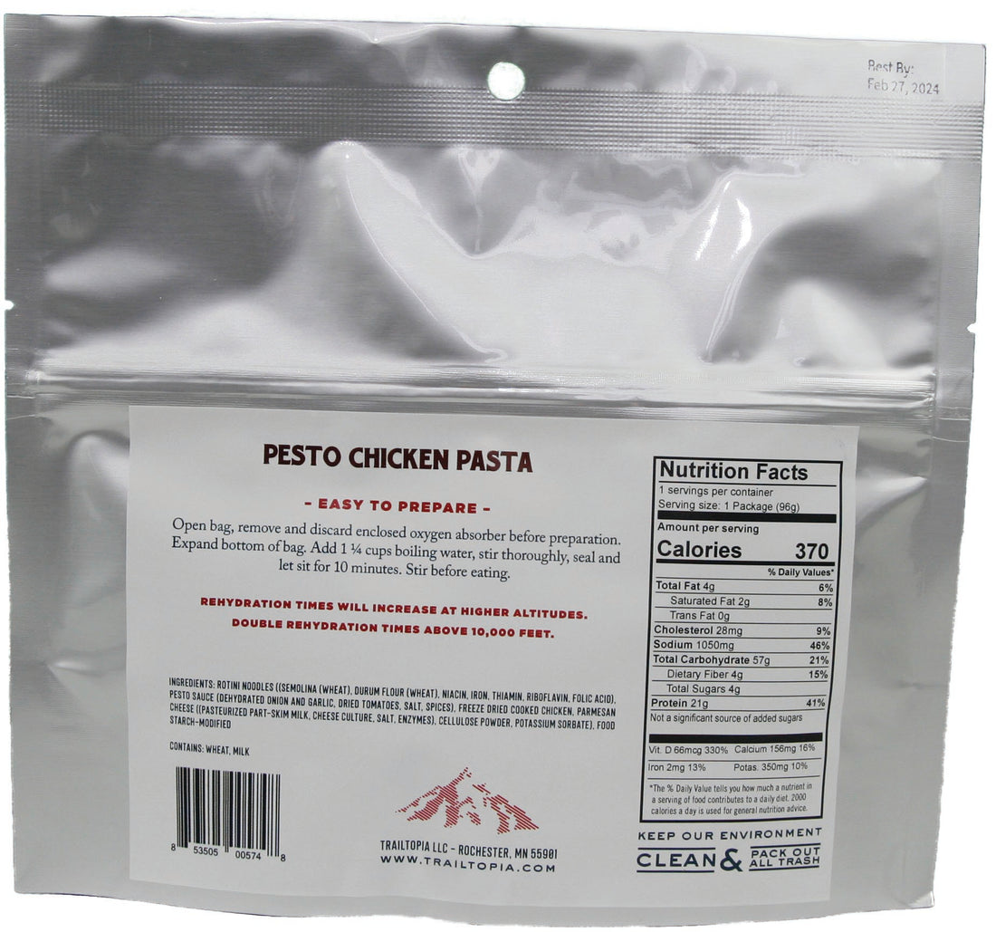 Pesto Chicken Pasta Single Srv