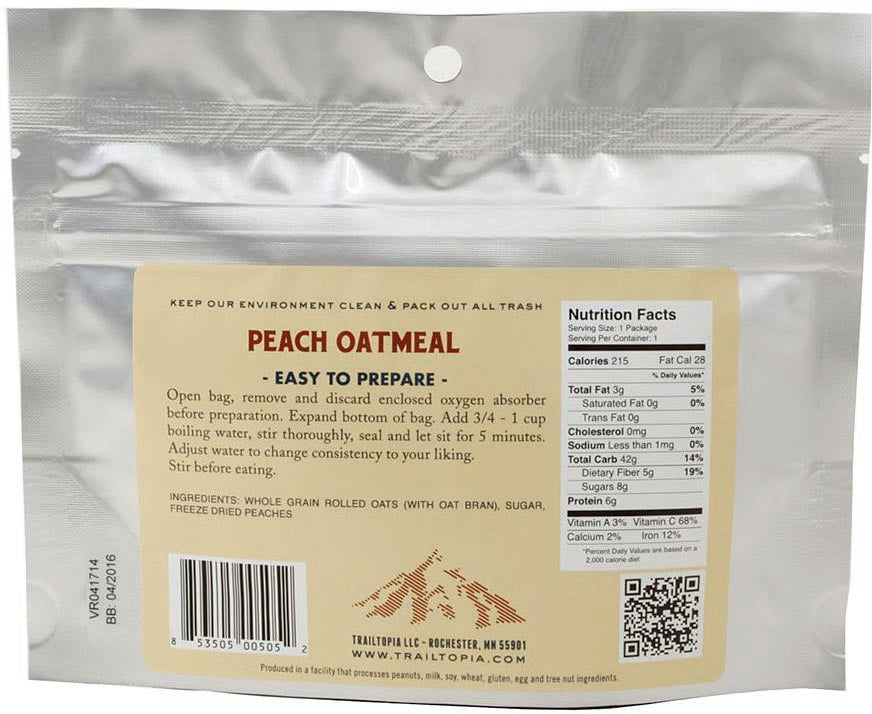 Peach Oatmeal