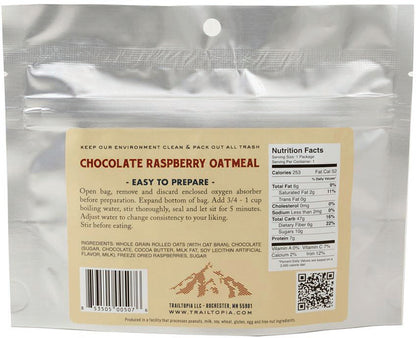Raspberry Chocolate Oatmeal