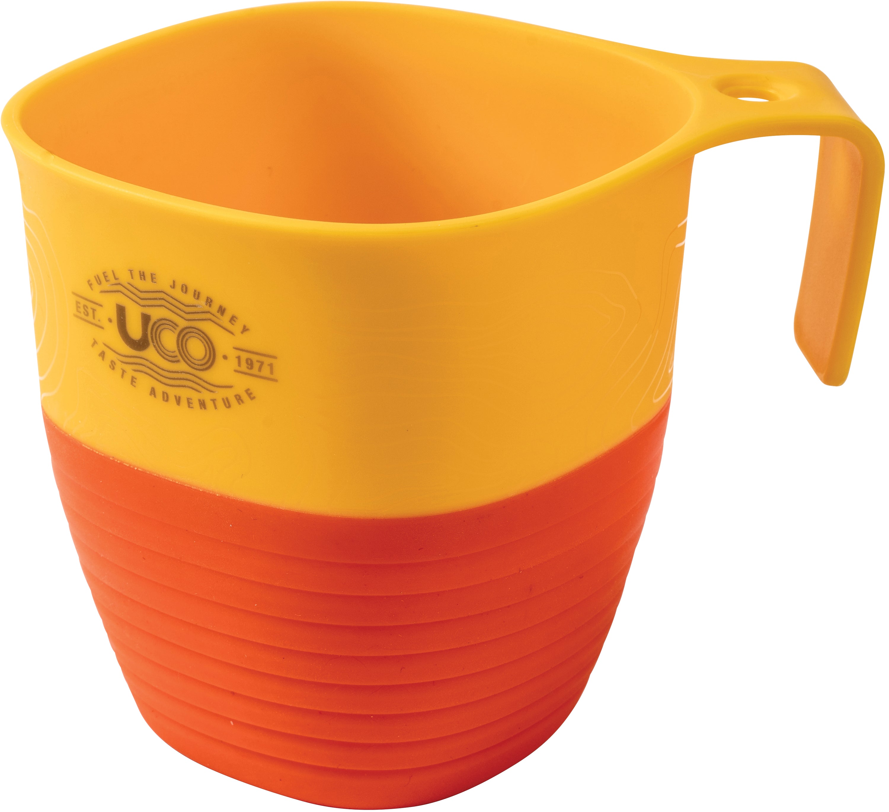 UCO Camp Cup Retro Sunrise - Durable Stainless Steel Mug for Camping and Outdoor Use