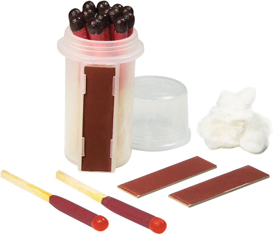 UCO Survival Hurricane Match Kit - Waterproof Matchstick Set for Emergency &amp; Camping