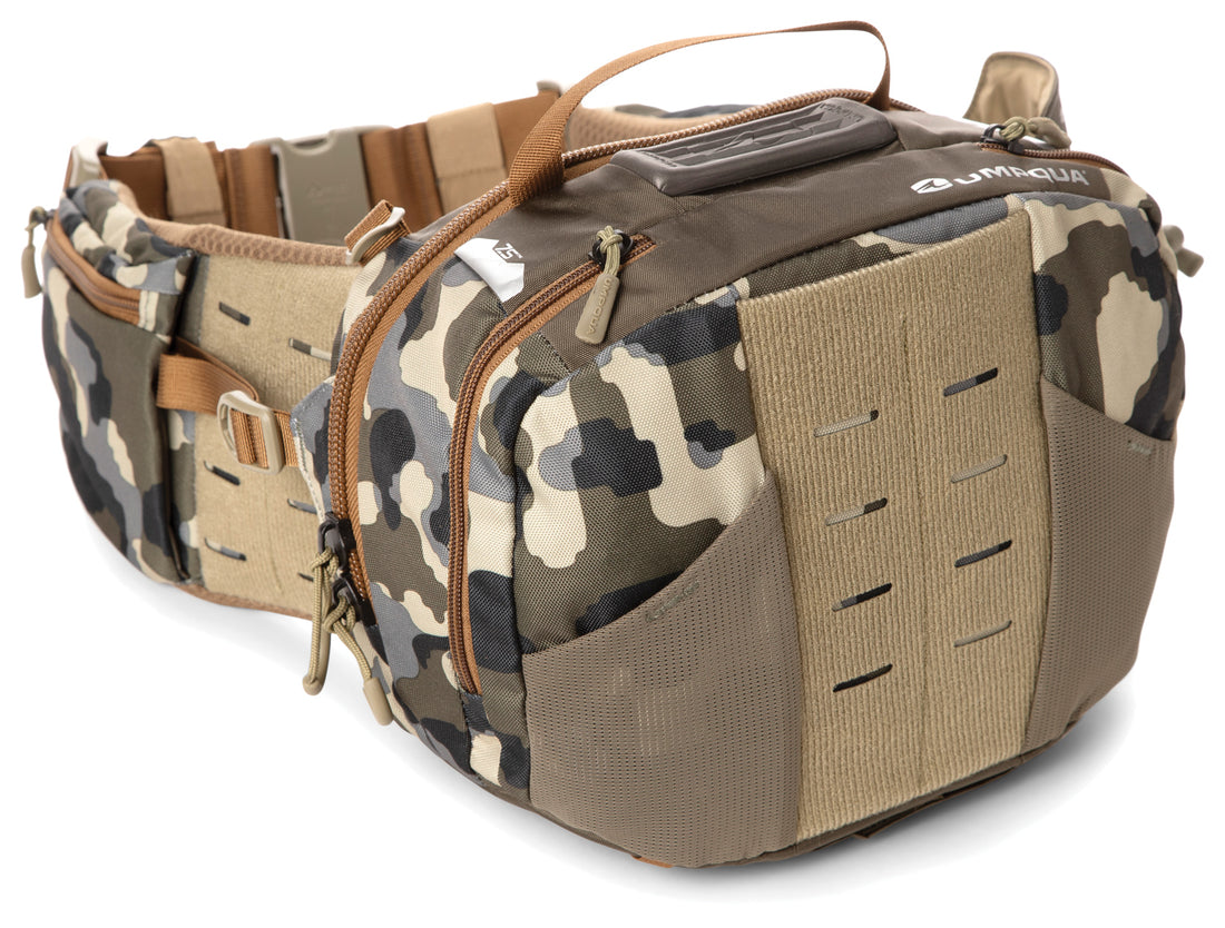 UMPQUA Zs2 Ledges 650 Waist Pack Camo for Outdoor Adventures