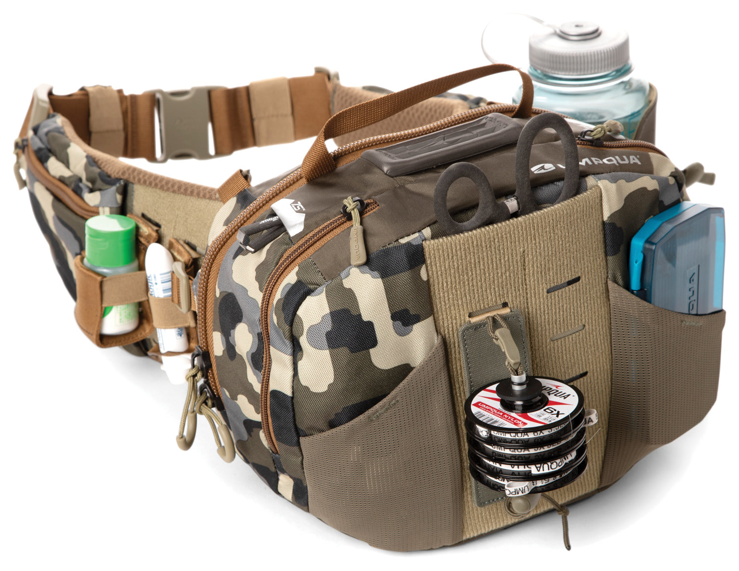 UMPQUA Zs2 Ledges 650 Waist Pack Camo for Outdoor Adventures